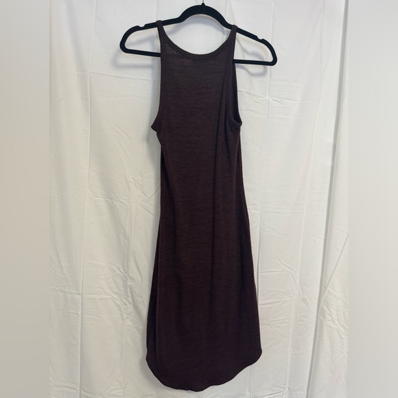 Aritzia Wilfred Midi Dress in Maroon/Burgundy - Picture 2 of 4